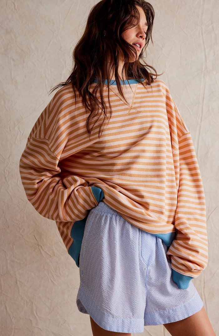 AMBER - OVERSIZED STRIPED JUMPER