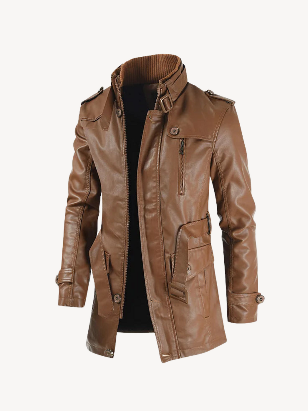 ONESIME - MANTEAU EN CUIR