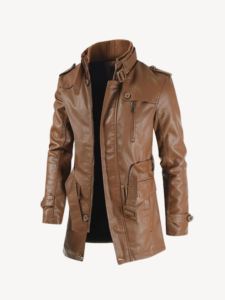 ONESIME - MANTEAU EN CUIR