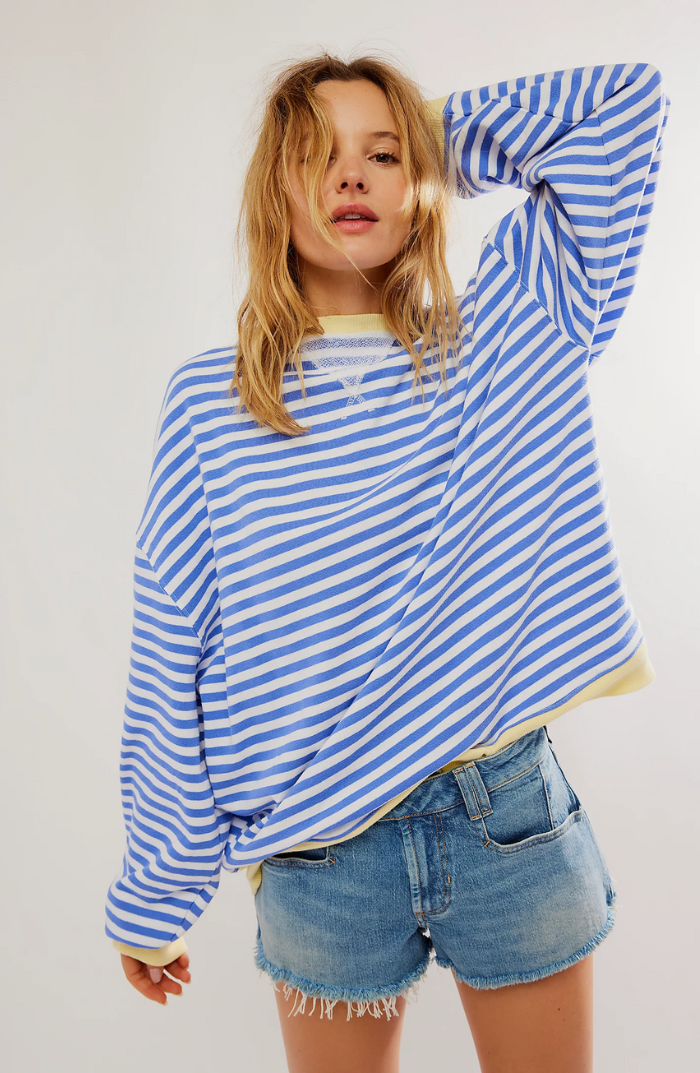 AMBER - OVERSIZED STRIPED JUMPER