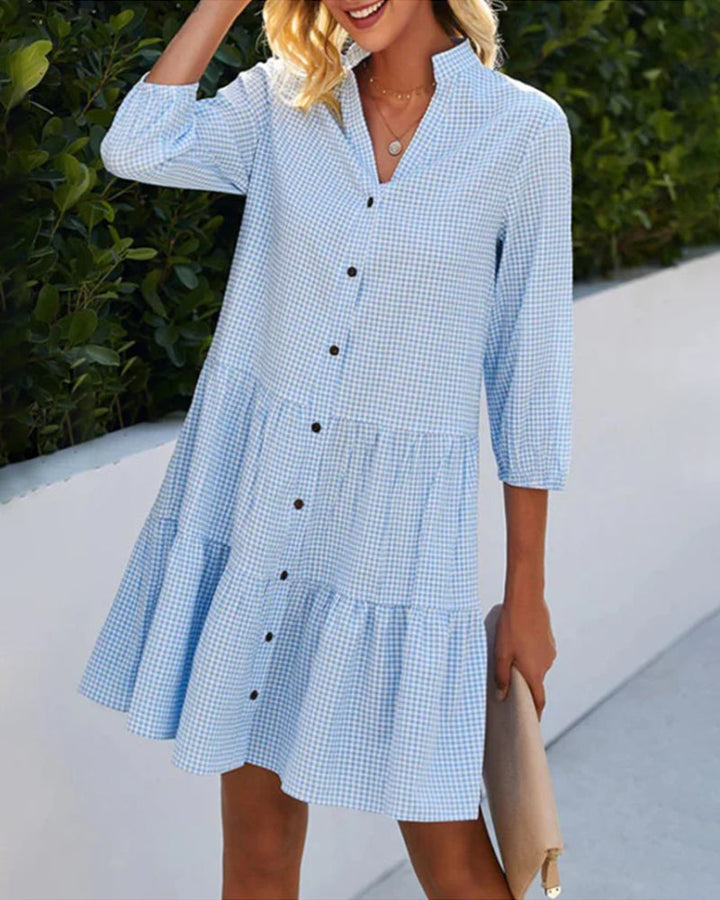 Charlotte | Attractive plaid dress