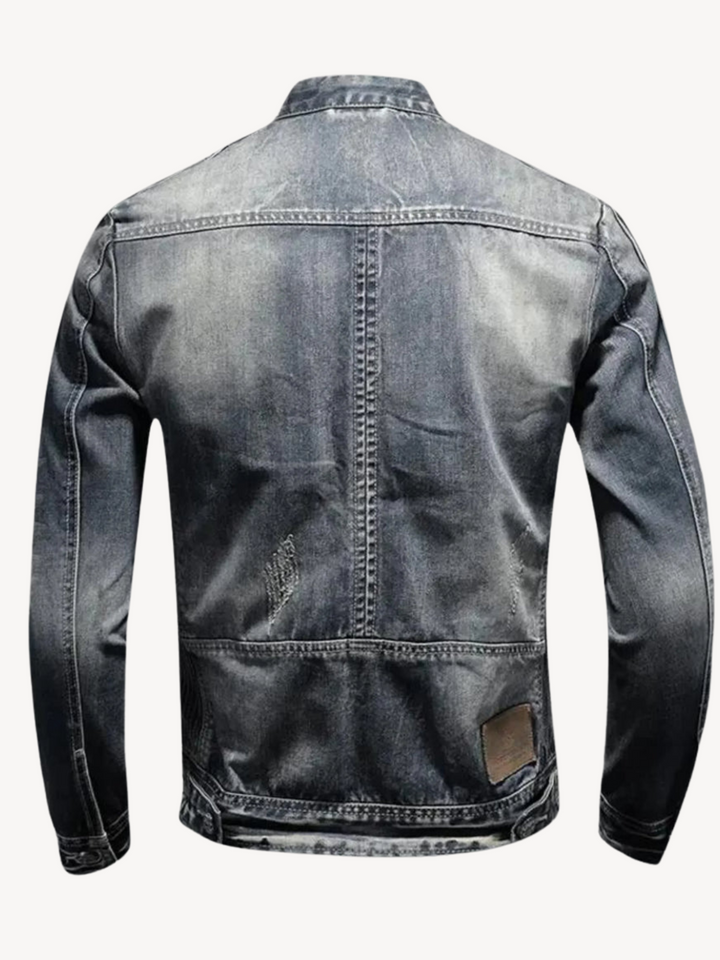 EUSÈBE - VESTE EN JEAN BIKER