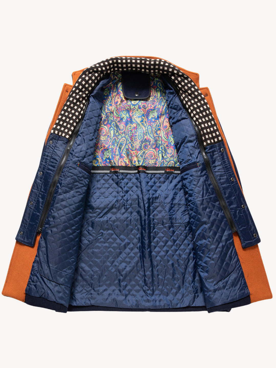 DOMINIQUE - MANTEAU HOMME AVEC ÉCHARPE AMOVIBLE