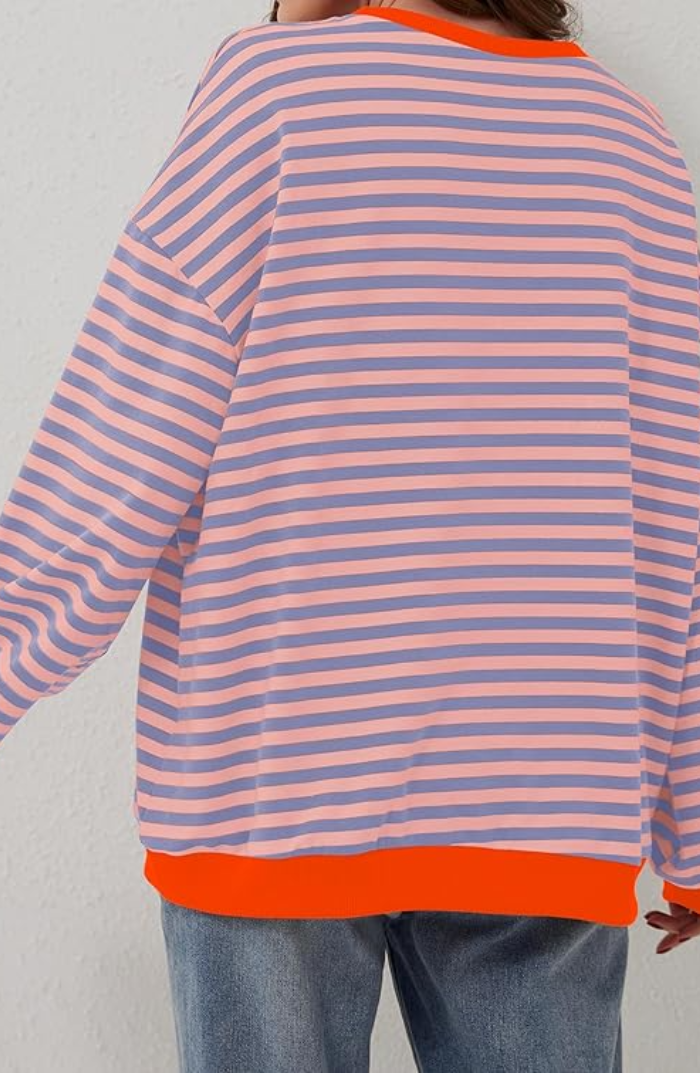 AMBER - OVERSIZED STRIPED JUMPER