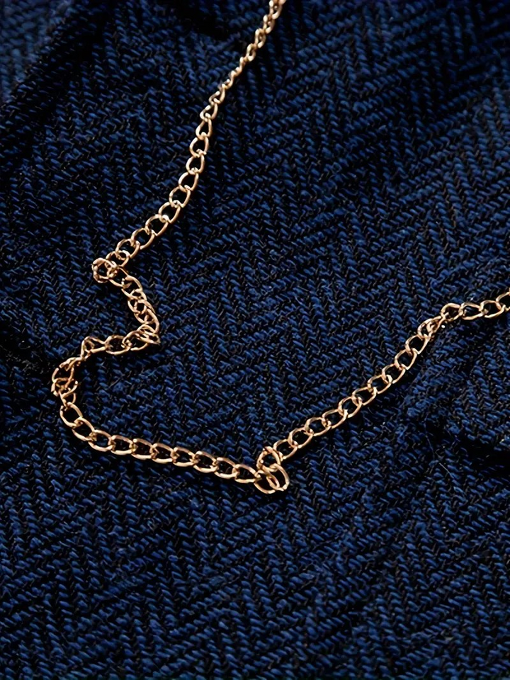 FERDINAND - GILET MOTIF CHEVRON RÉTRO