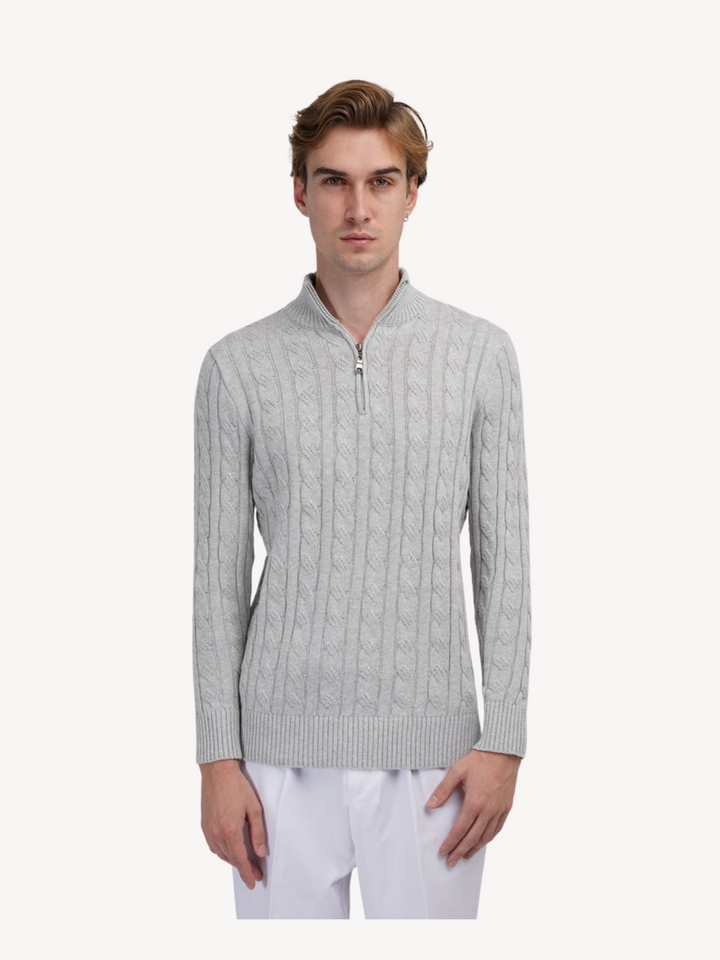 NICOLAS - PULL DEMI-ZIP