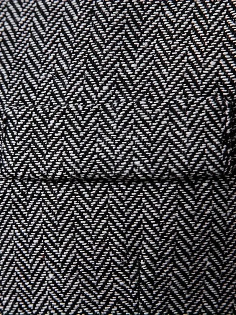 FERDINAND - GILET MOTIF CHEVRON RÉTRO