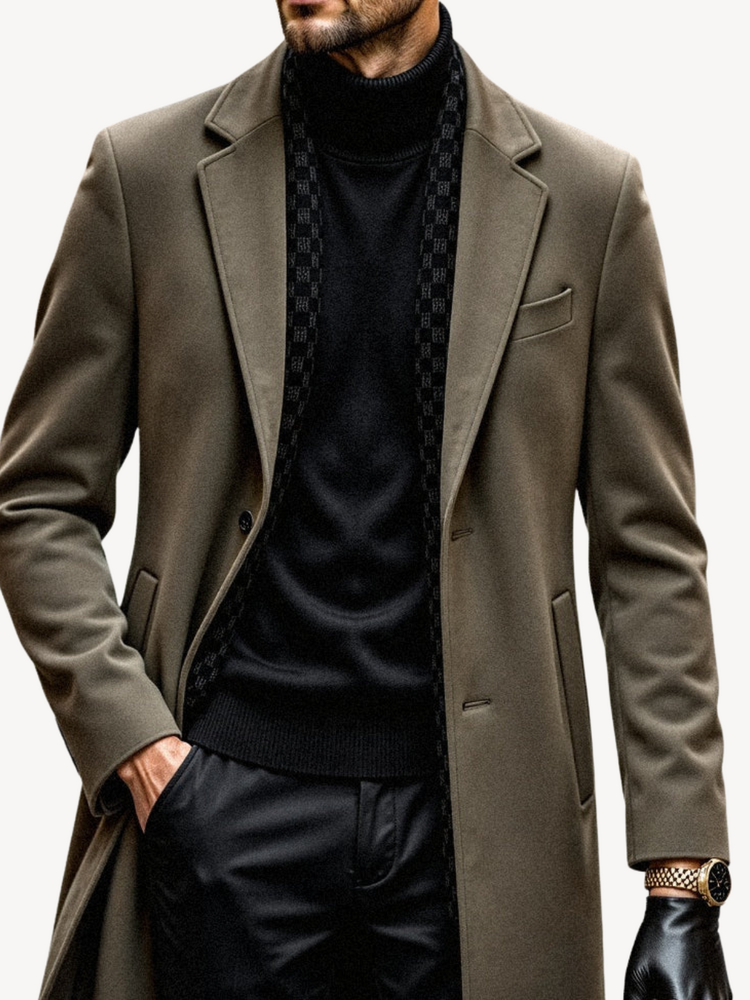 SÉVERIN - MANTEAU EN LAINE ESTIVAL