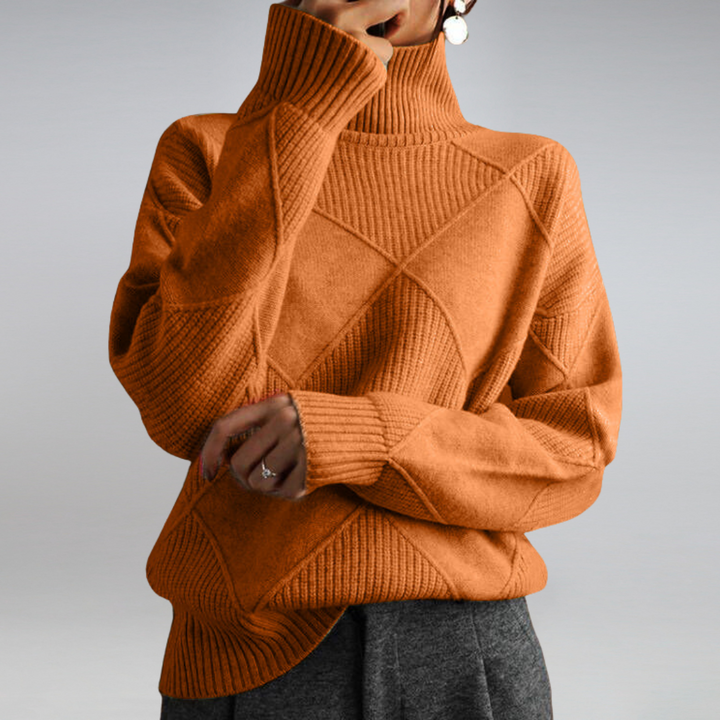 BEULAH - SOFT TURTLENECK SWEATER