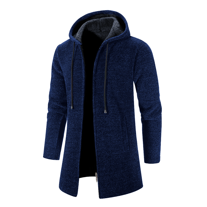 CODY™ | MEN'S MID-LENGTH HOODED WOOL JACKET