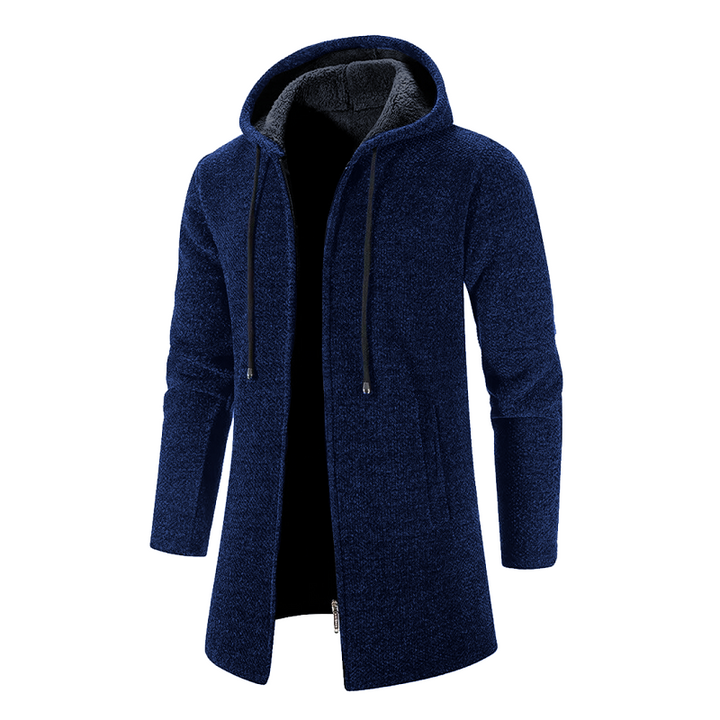 CODY™ | MEN'S MID-LENGTH HOODED WOOL JACKET