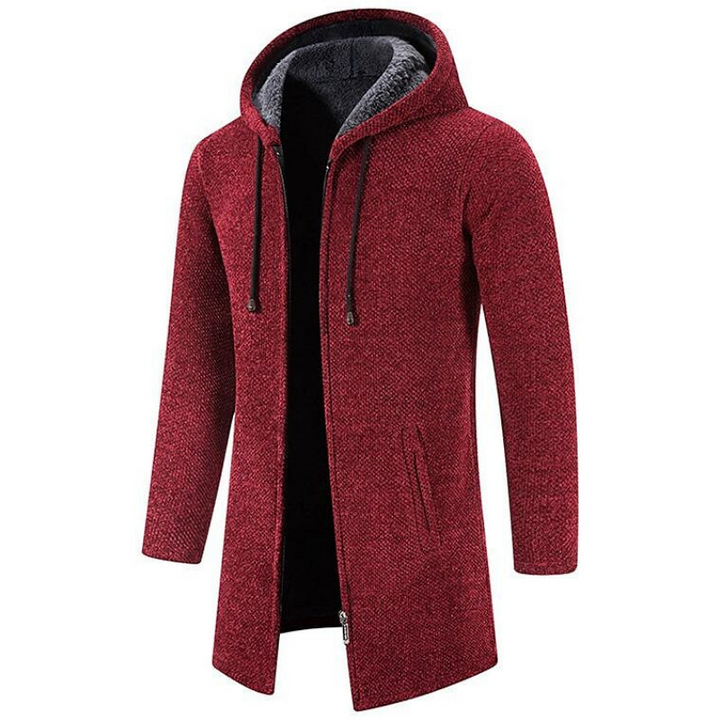 CODY™ | MEN'S MID-LENGTH HOODED WOOL JACKET