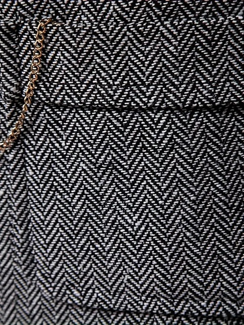 FERDINAND - GILET MOTIF CHEVRON RÉTRO