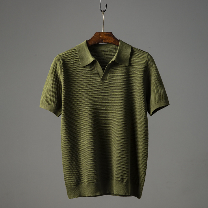 Lucca | Comfy Polo in Knitted COTTON