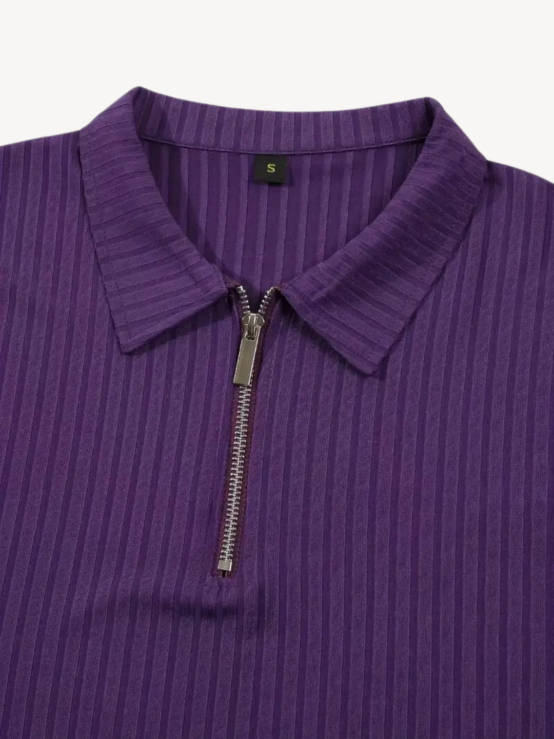 HILAIRE - PULL CÔTELÉ AVEC ZIP