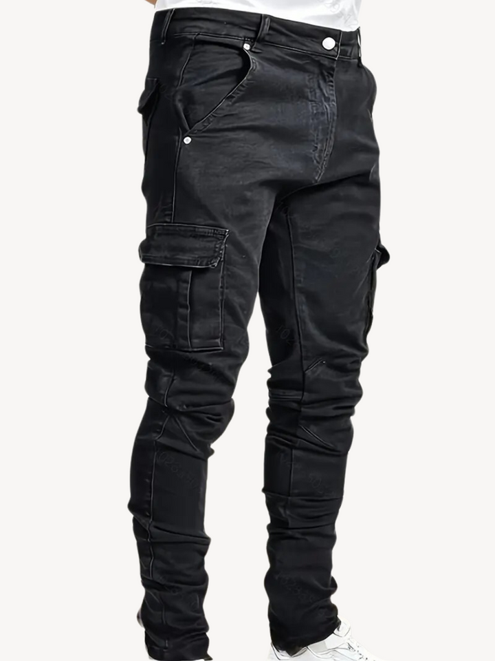 OLIVIER - PANTALON CARGO SLIM ÉLASTIQUE