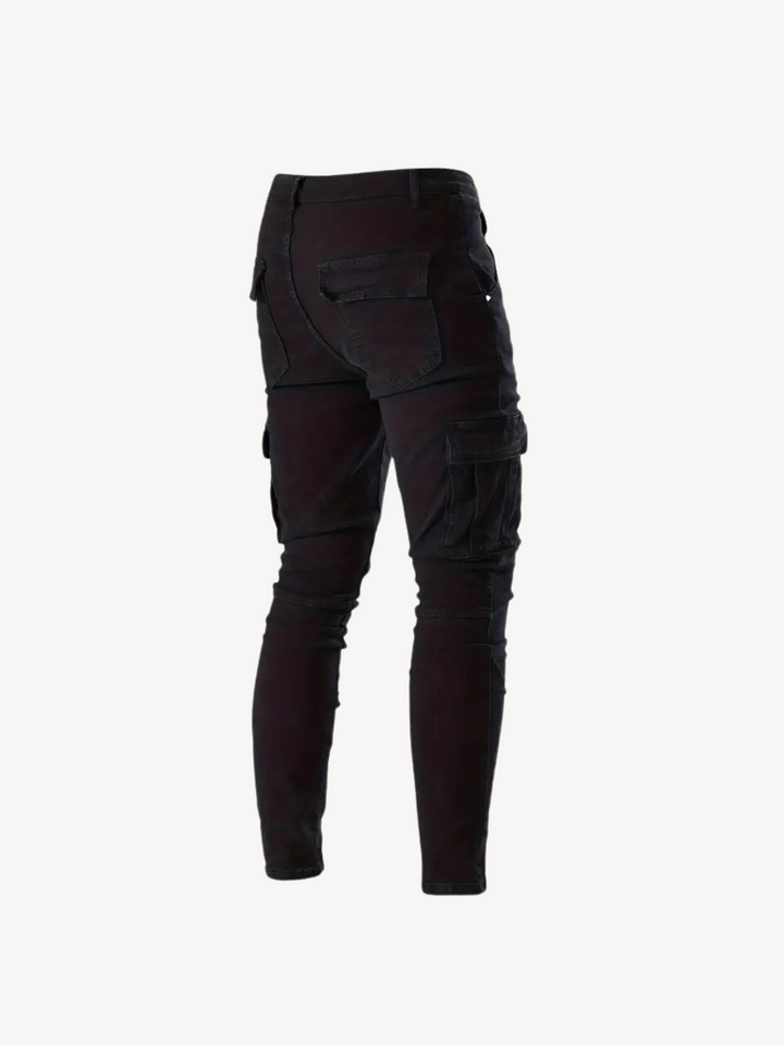 OLIVIER - PANTALON CARGO SLIM ÉLASTIQUE