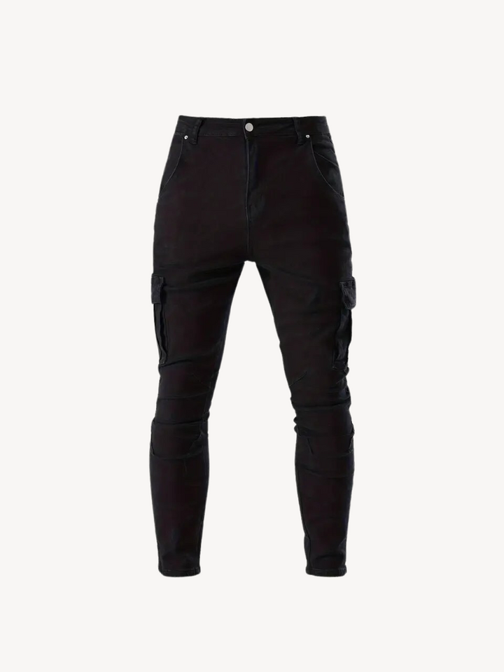 OLIVIER - PANTALON CARGO SLIM ÉLASTIQUE