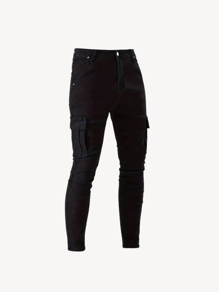 OLIVIER - PANTALON CARGO SLIM ÉLASTIQUE