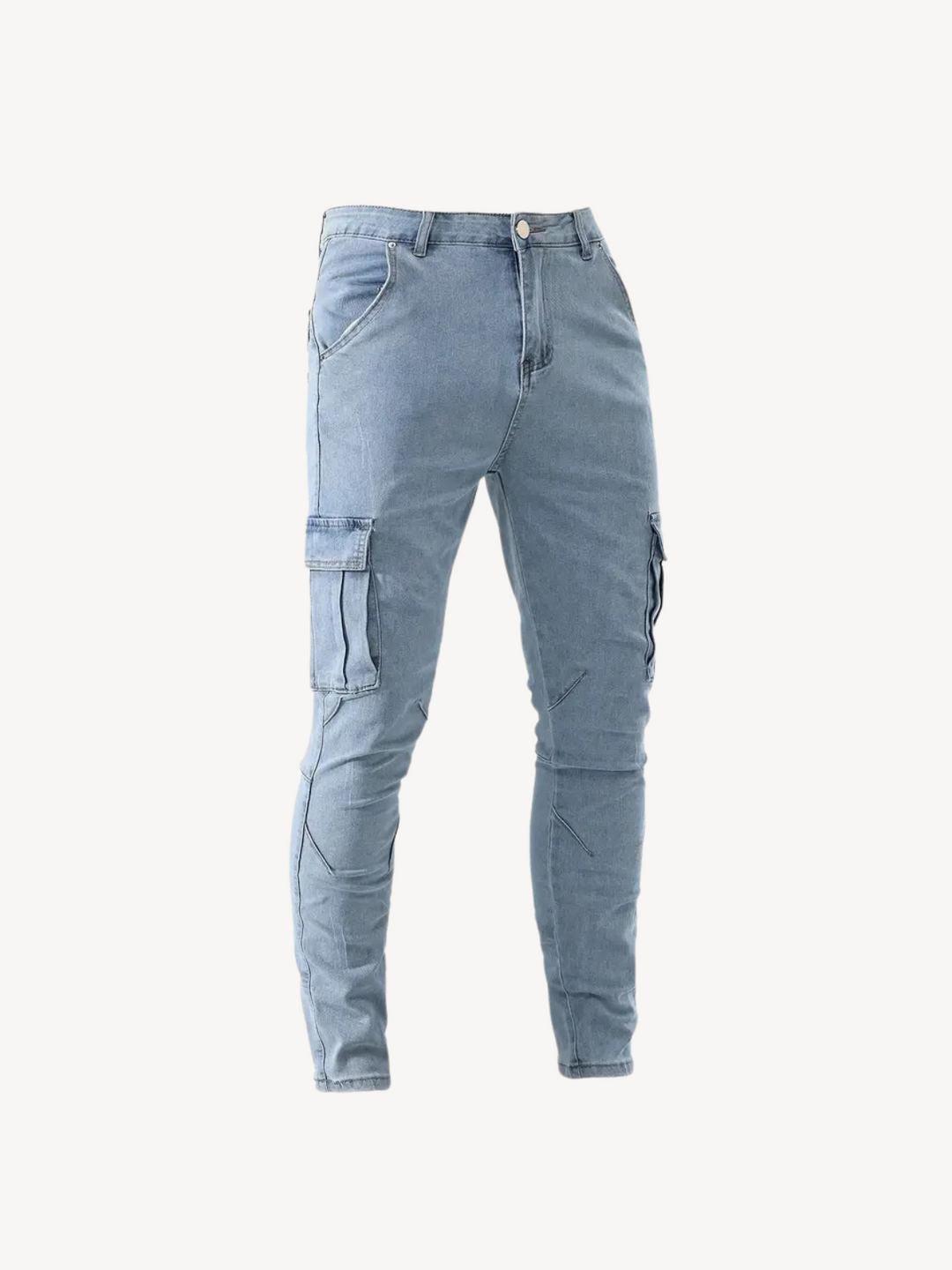OLIVIER - PANTALON CARGO SLIM ÉLASTIQUE