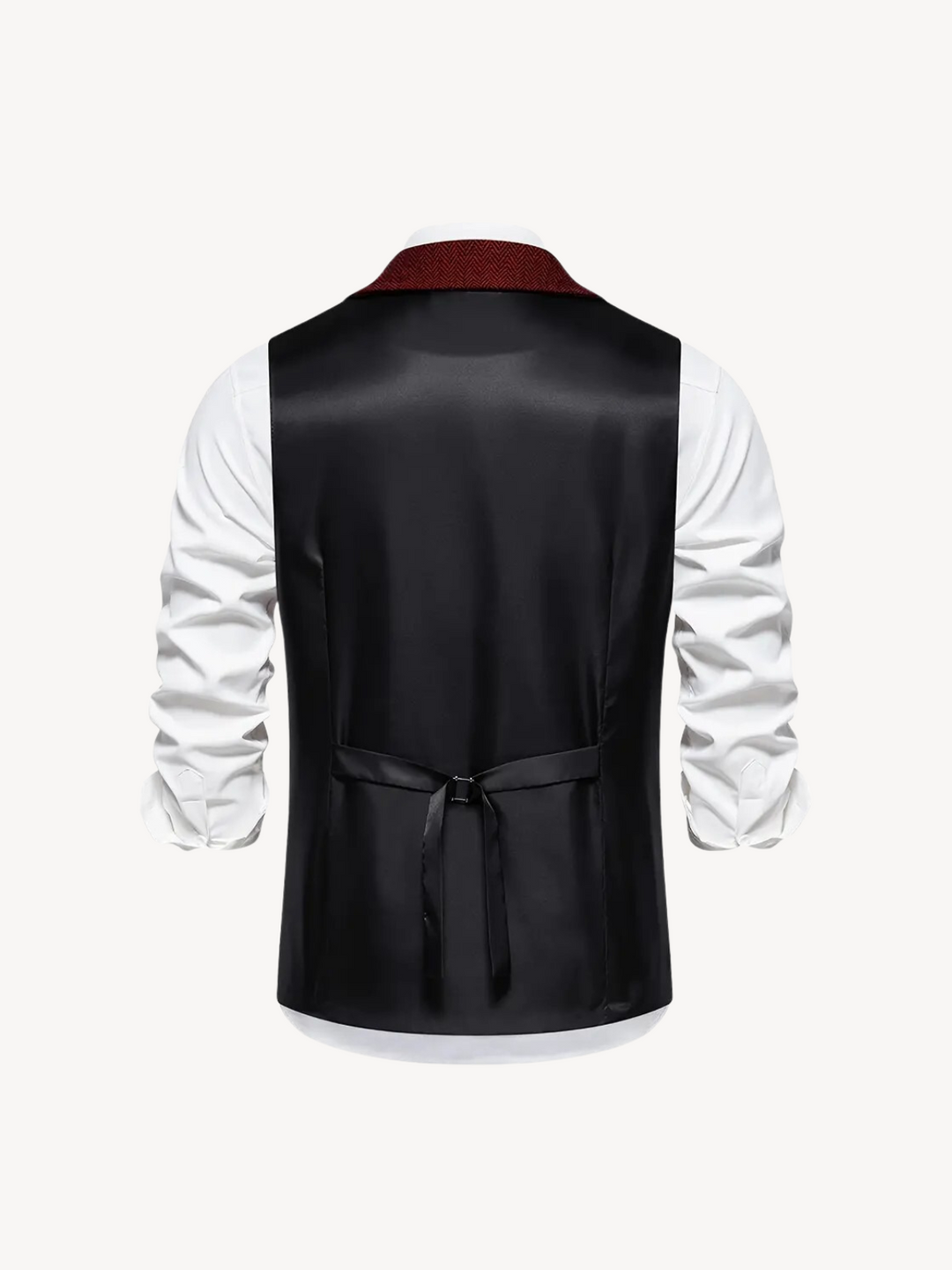 FERDINAND - GILET MOTIF CHEVRON RÉTRO