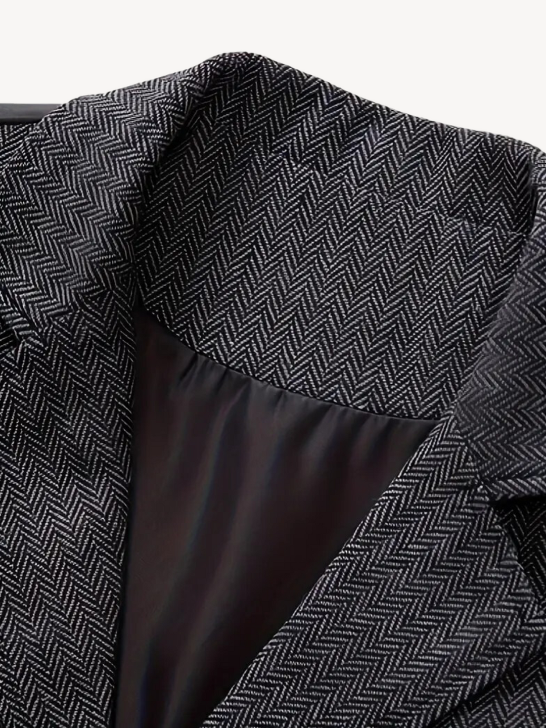 FERDINAND - GILET MOTIF CHEVRON RÉTRO