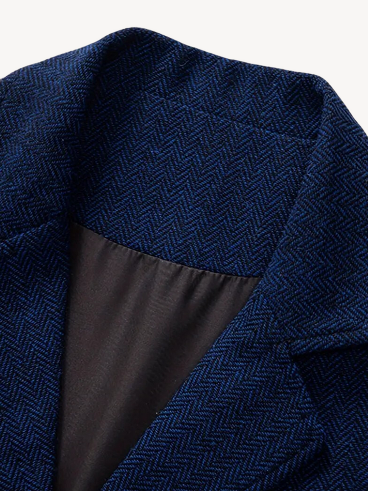 FERDINAND - GILET MOTIF CHEVRON RÉTRO