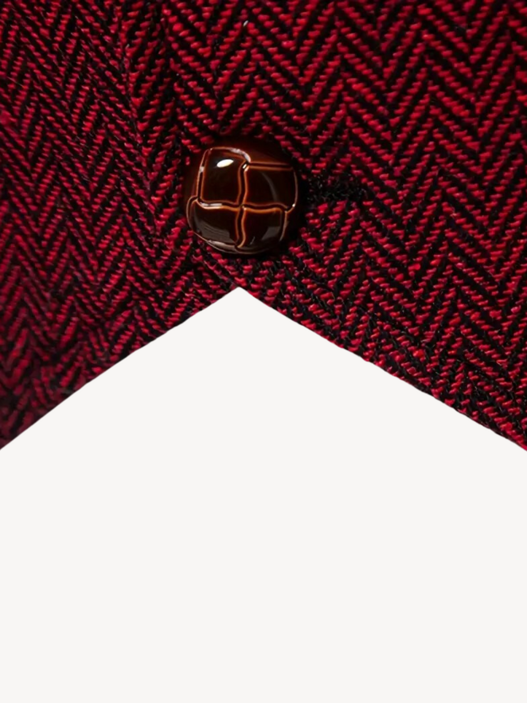 FERDINAND - GILET MOTIF CHEVRON RÉTRO