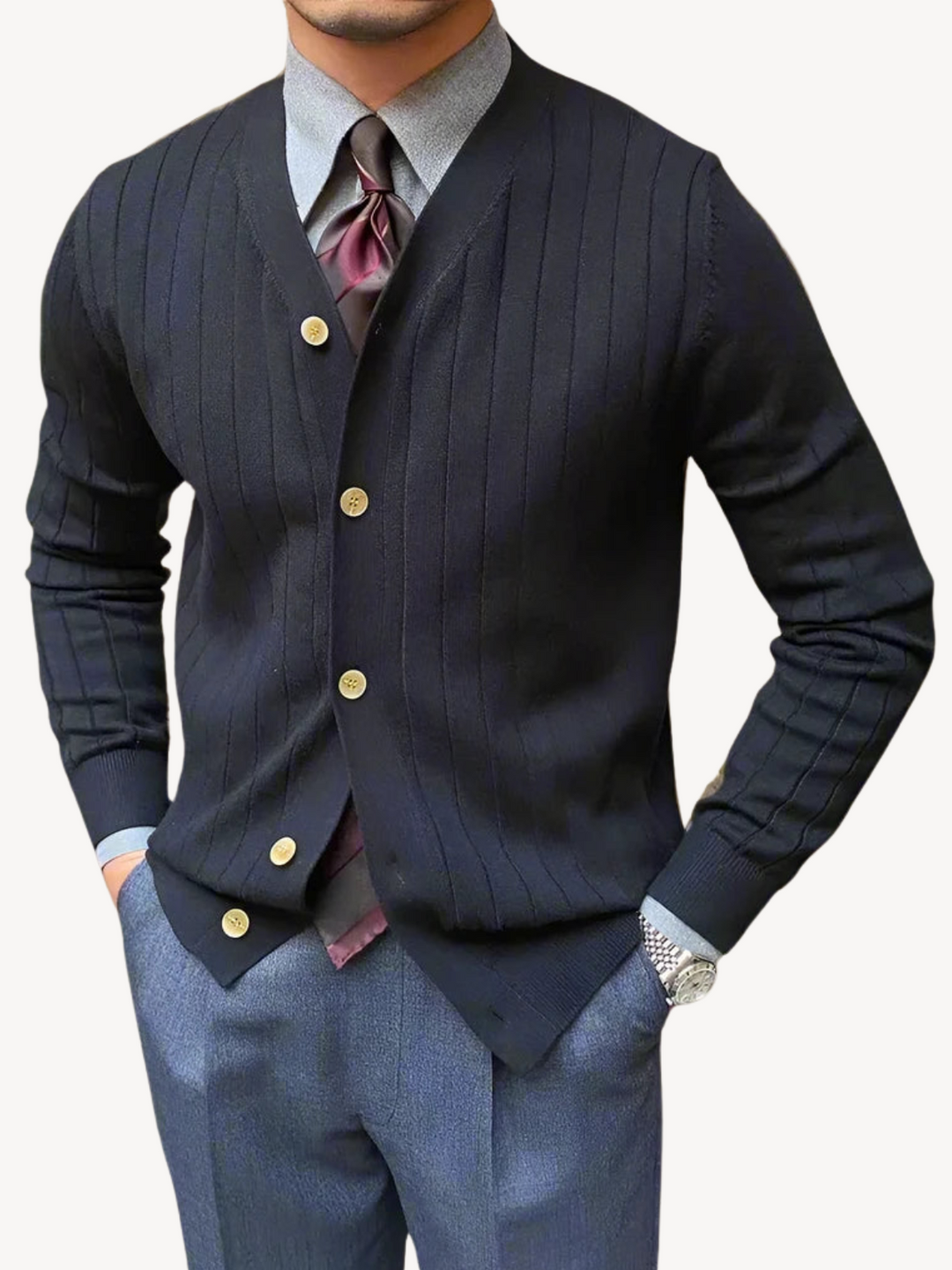 NÉRÉE - CARDIGAN EN MAILLE