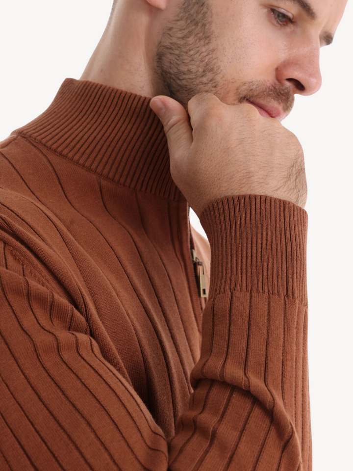 LÉON - PULL ZIP QUARTER