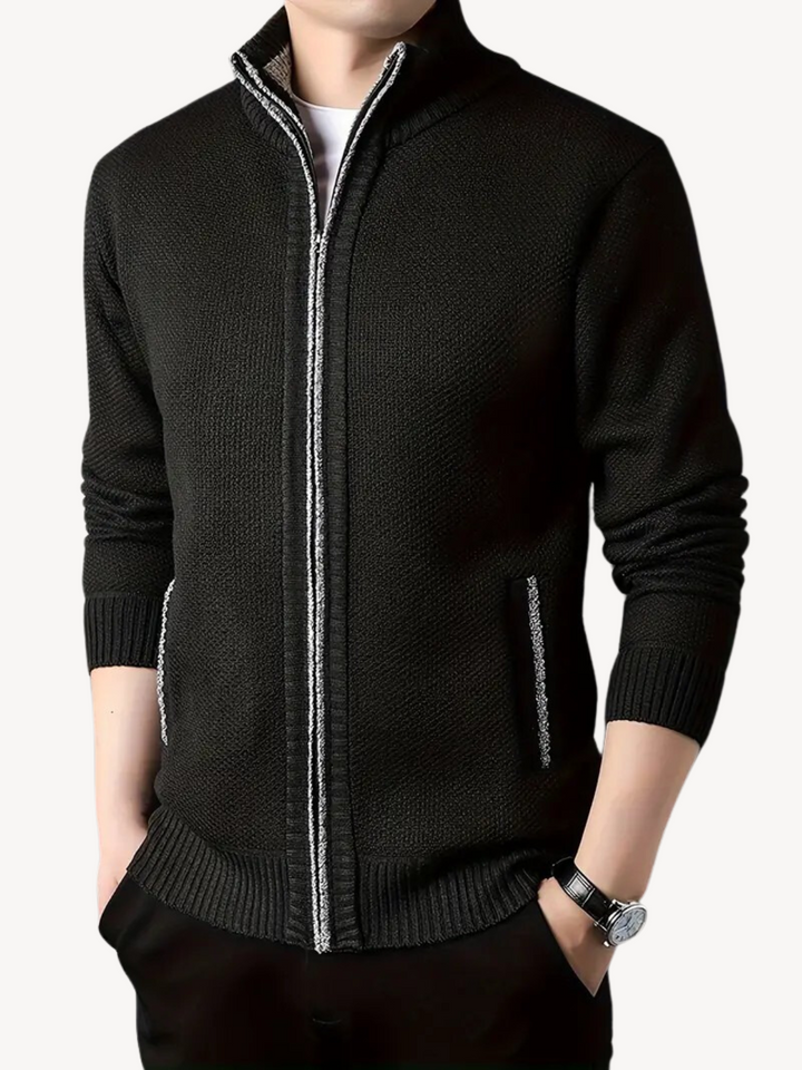 CONRAD - CARDIGAN CONFORTABLE AVEC ZIP
