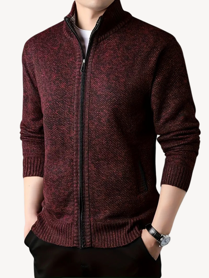 CONRAD - CARDIGAN CONFORTABLE AVEC ZIP