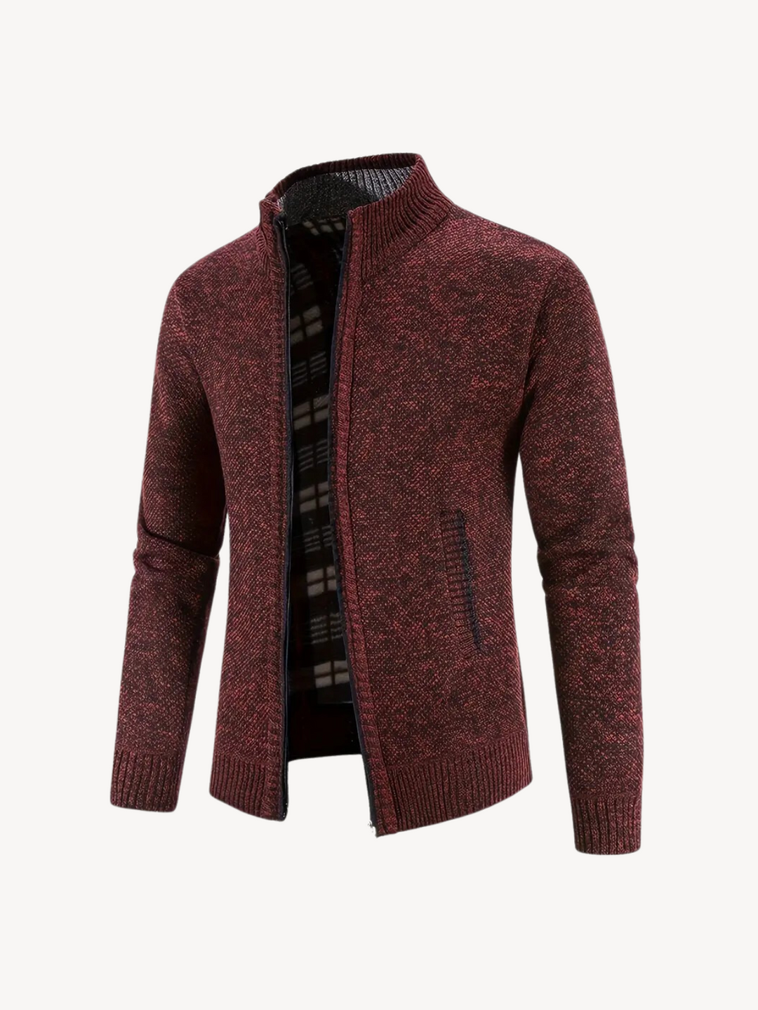 CONRAD - CARDIGAN CONFORTABLE AVEC ZIP