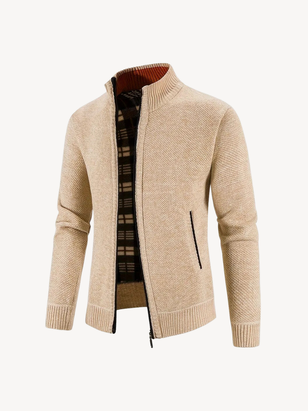 CONRAD - CARDIGAN CONFORTABLE AVEC ZIP