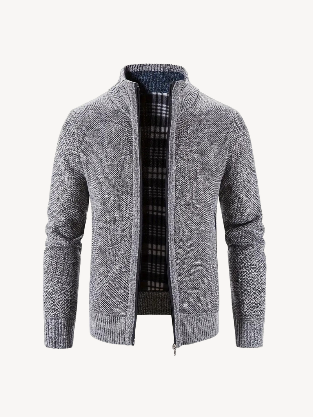 CONRAD - CARDIGAN CONFORTABLE AVEC ZIP