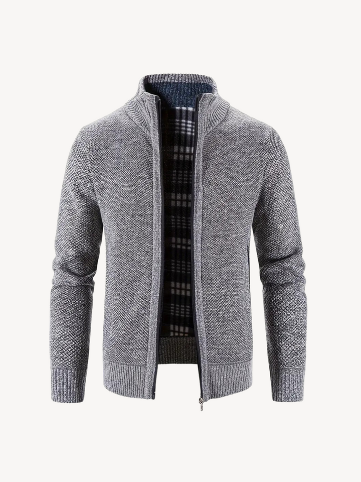 CONRAD - CARDIGAN CONFORTABLE AVEC ZIP