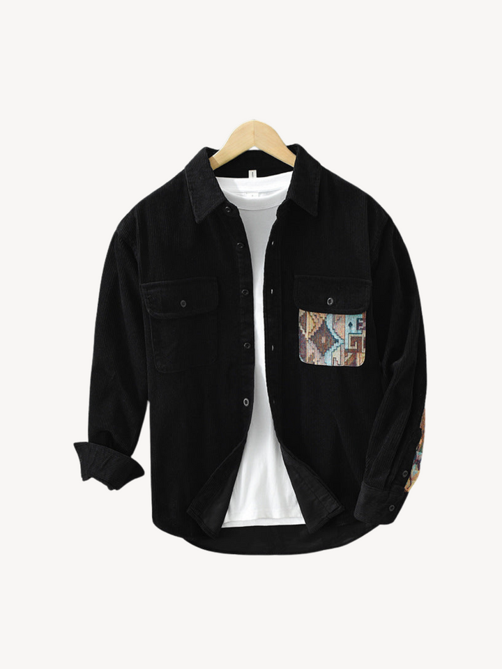 FULVIEN - CHEMISE EN COTON CÔTELÉE