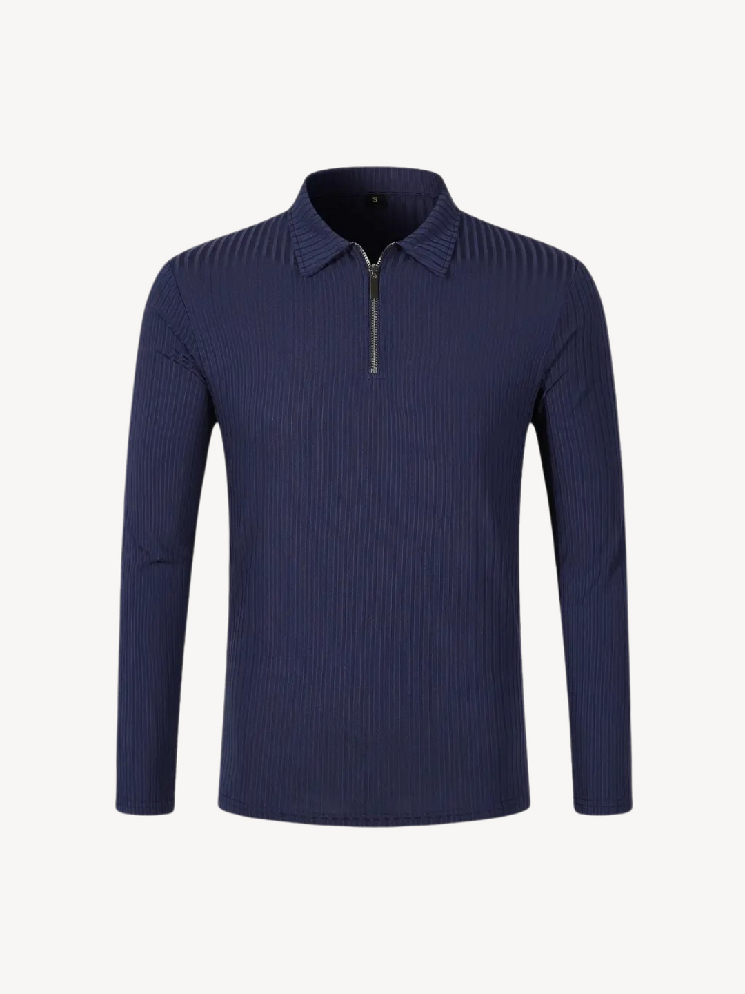 HILAIRE - PULL CÔTELÉ AVEC ZIP