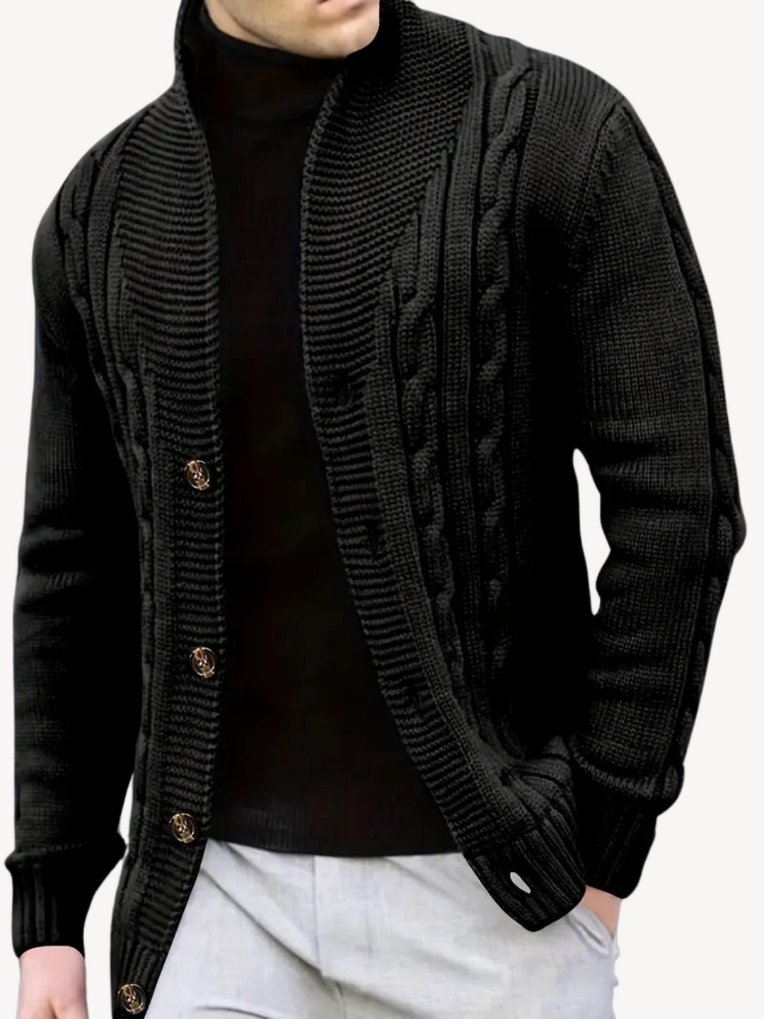 RÉMIGIE - CARDIGAN EN MAILLE AVEC BOUTONS