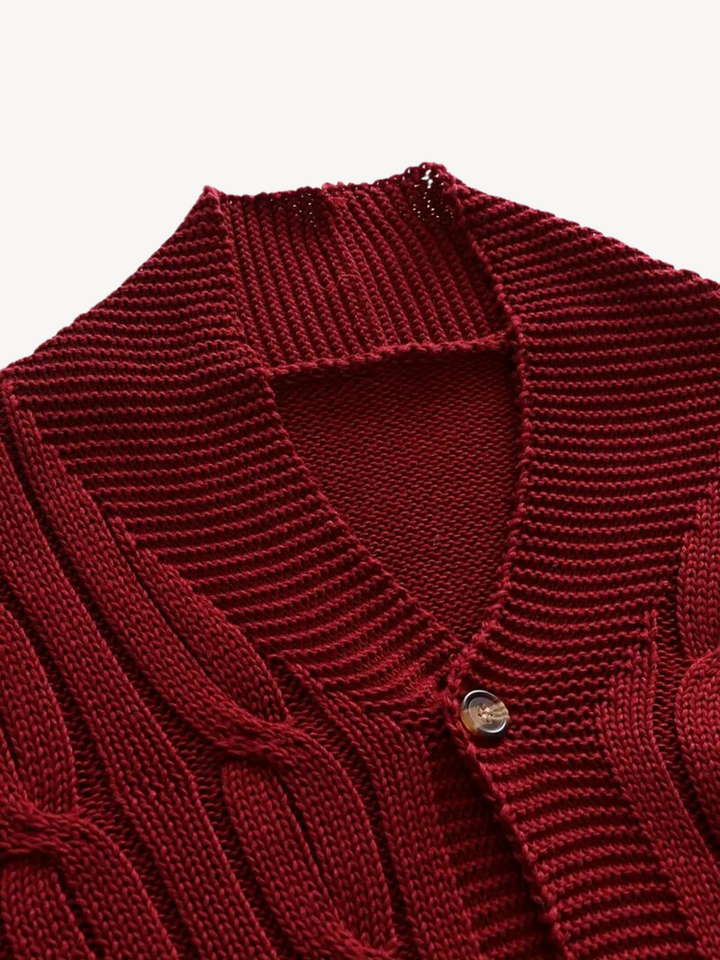 RÉMIGIE - CARDIGAN EN MAILLE AVEC BOUTONS