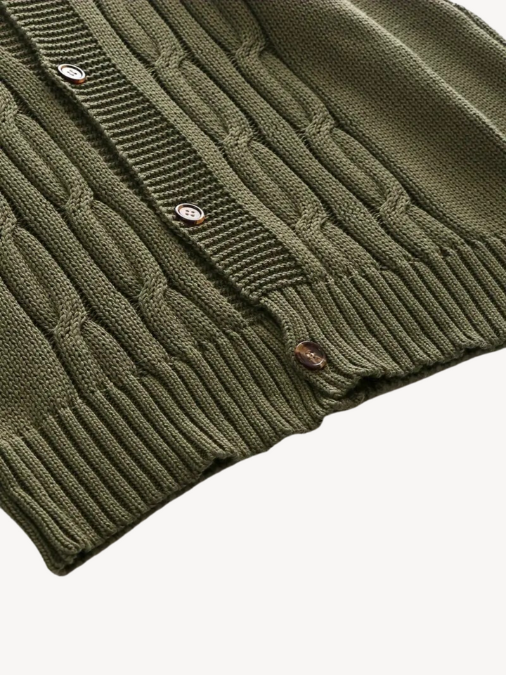 RÉMIGIE - CARDIGAN EN MAILLE AVEC BOUTONS