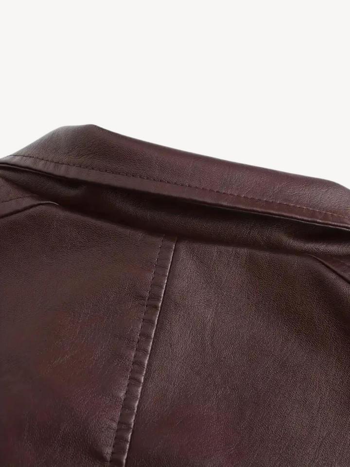 OLIVIER - VESTE EN CUIR SYNTHÉTIQUE