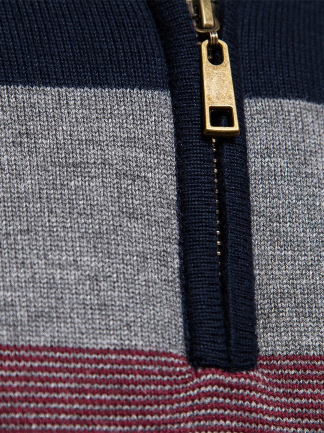 RÉMI - PULL ZIP QUARTER