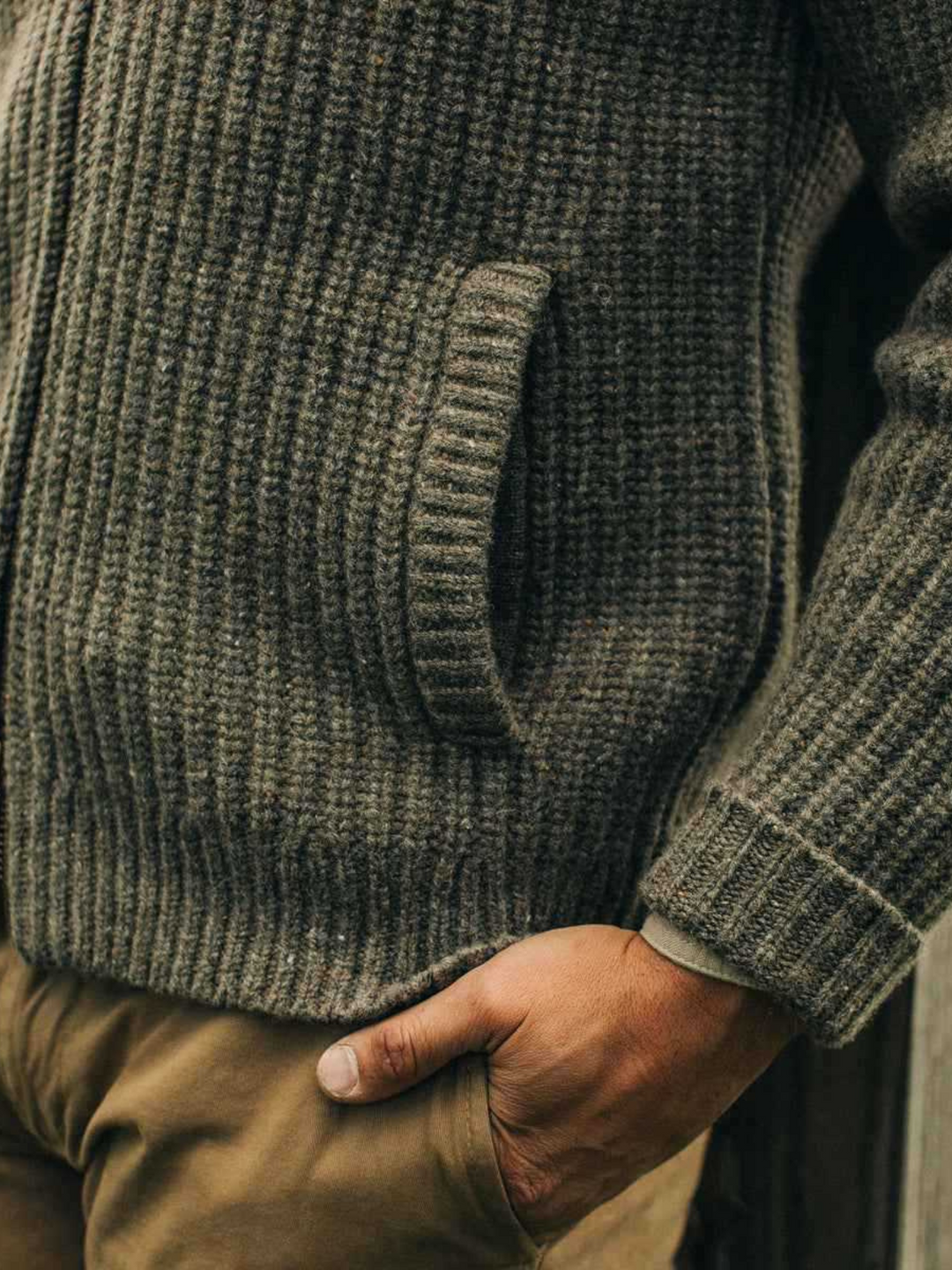 OSVALD - PULL RÉTRO EN LAINE DOUBLE ZIP