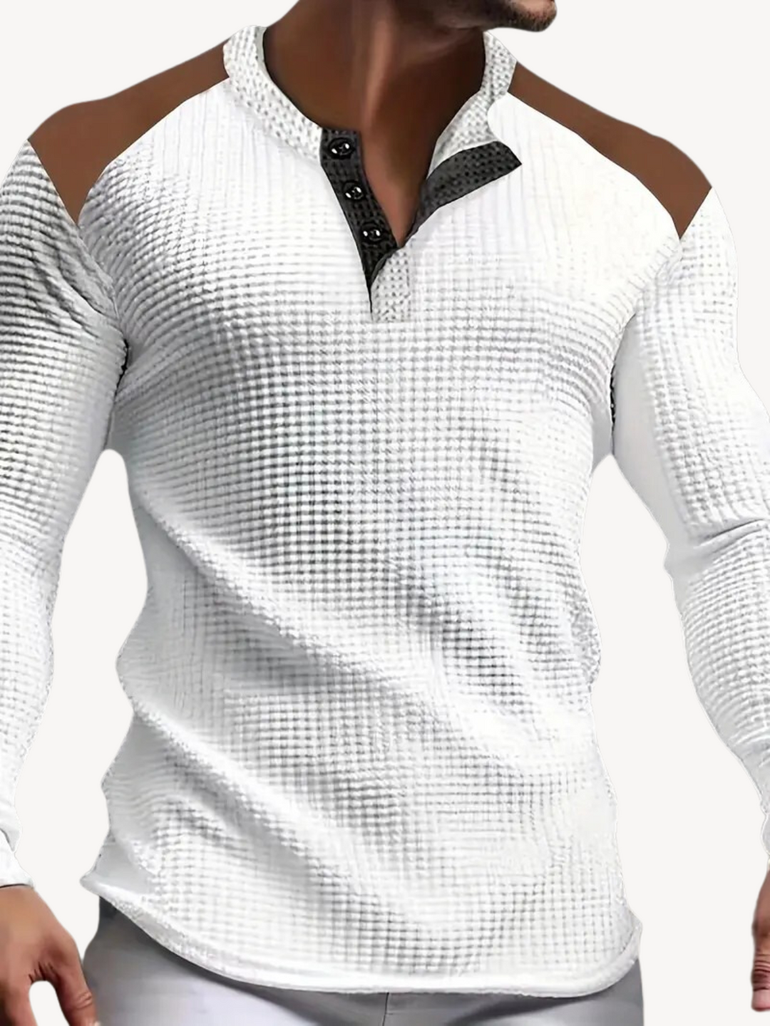 GERVAIS - HENLEY AVEC ÉPAULES PATCHWORK