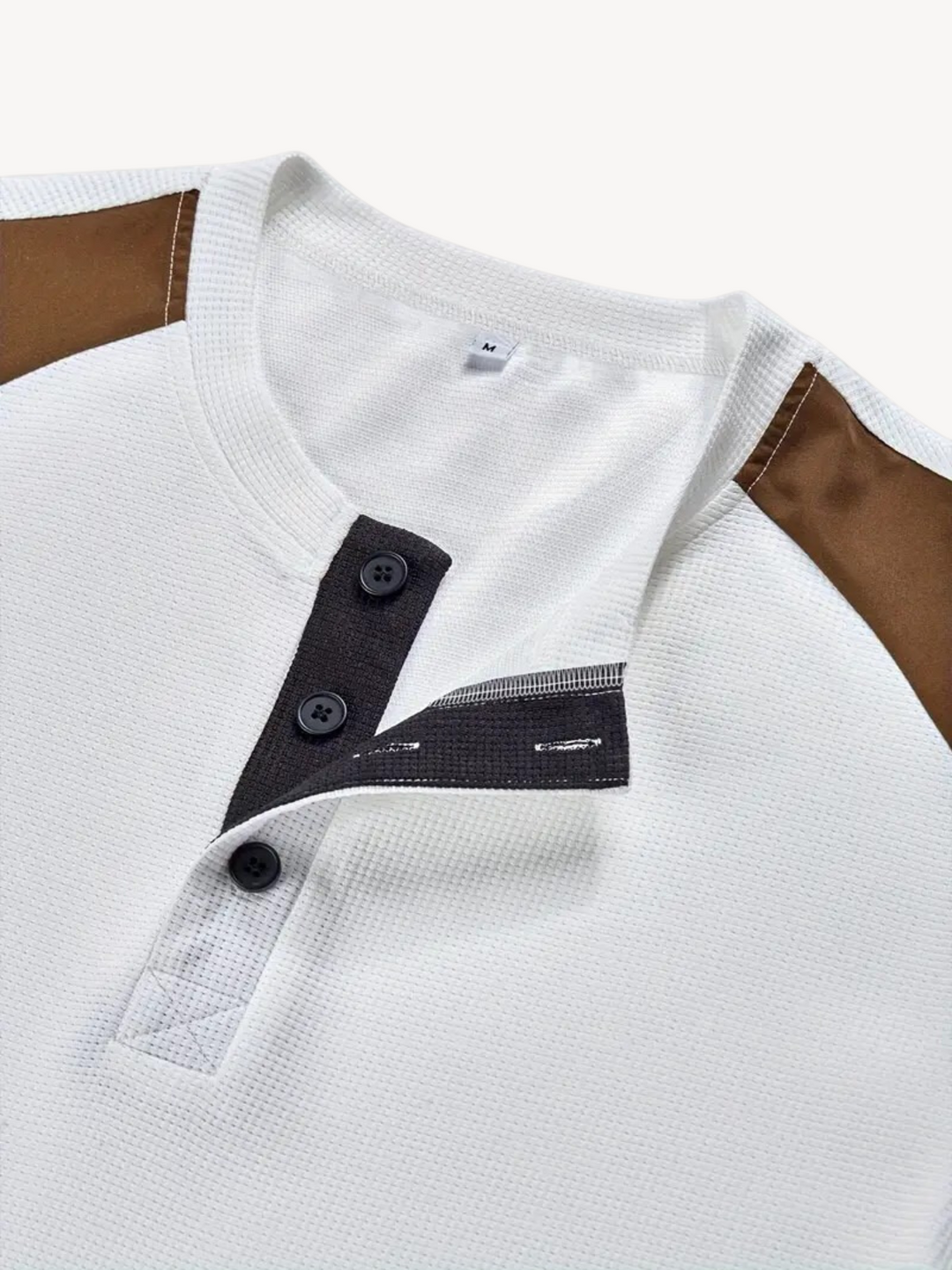 GERVAIS - HENLEY AVEC ÉPAULES PATCHWORK