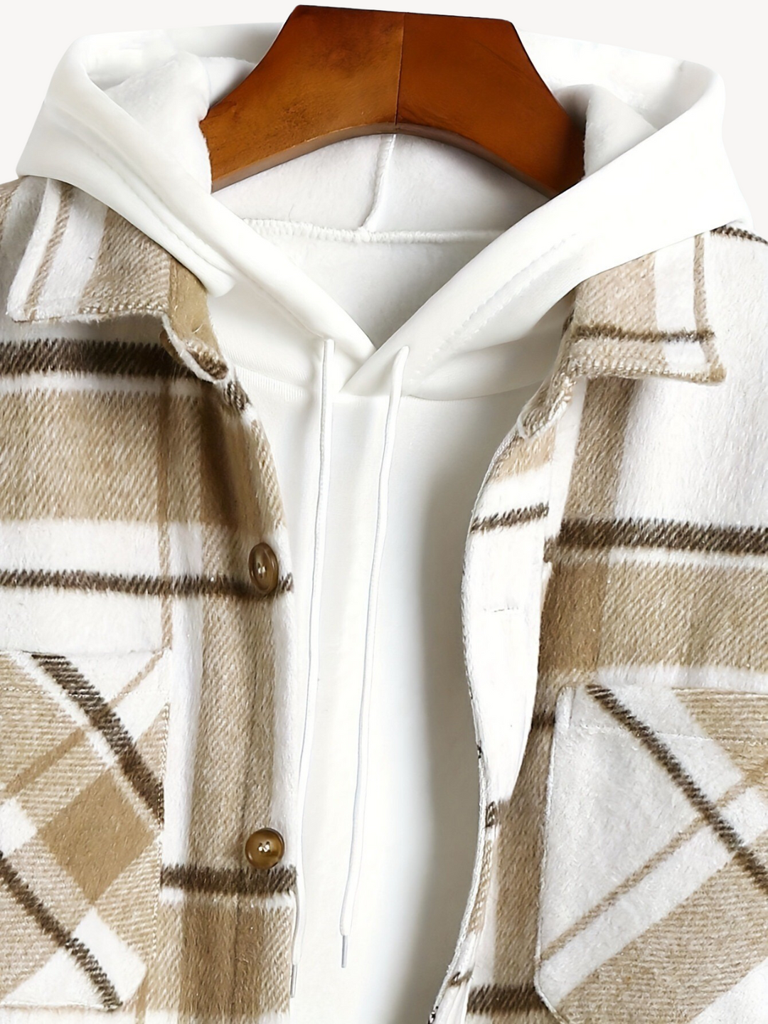 FABRICE - VESTE CASUAL À CARREAUX