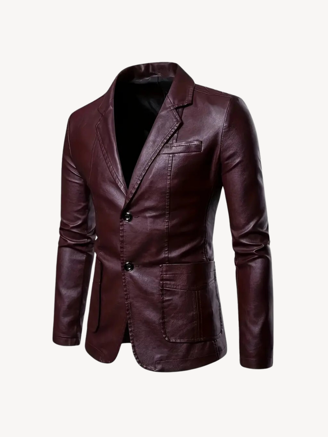 OLIVIER - VESTE EN CUIR SYNTHÉTIQUE