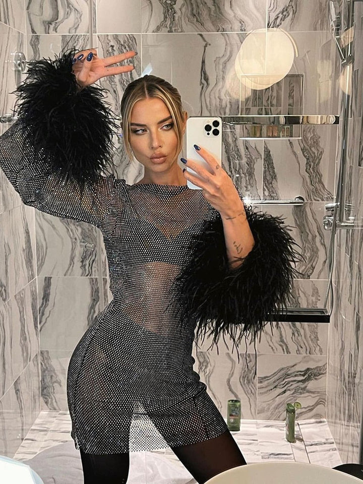 Amelira - Luxe Cuff Mini Dress