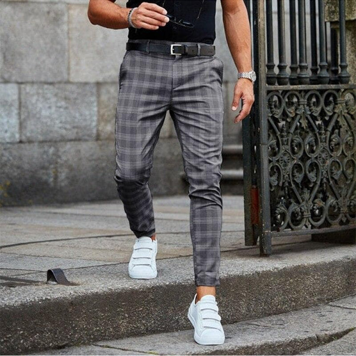 ROY - Stylish Checked Chinos Pant